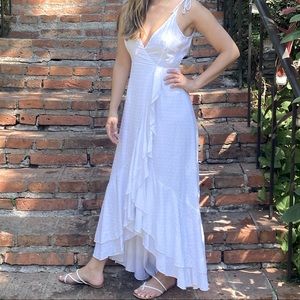 White Maxi Dress from Mira Boutique- AUS 6 or XS